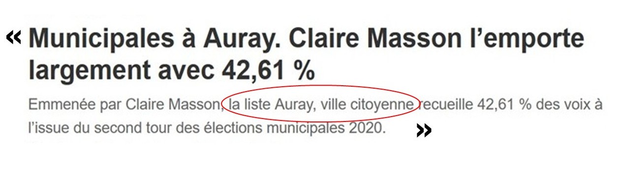 Article Auray